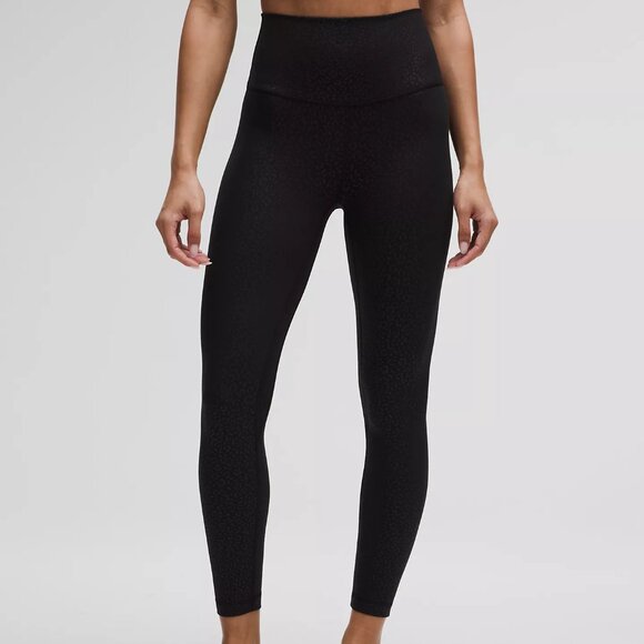 Align High-Rise Pant 25" Leopard Daisy Emboss - Picture 1 of 4